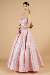 Strapless pink gownDSC08472