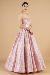 Strapless pink gownDSC08473