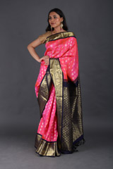 Pink Silk Saree559_video