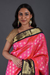 Pink Silk SareeIMG_5401