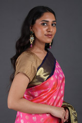 Pink Silk SareeIMG_5402