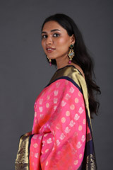 Pink Silk SareeIMG_5403