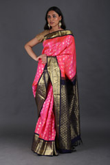 Pink Silk SareeIMG_5405