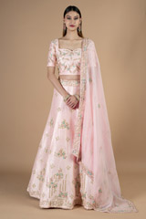 Soft pink lehenga set