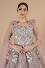 Moonlit Lilac Embellished Ball GownDSC09355