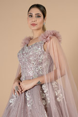 Moonlit Lilac Embellished Ball GownDSC09356