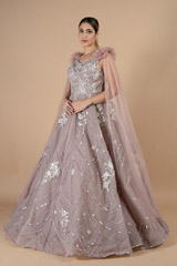 Moonlit Lilac Embellished Ball GownDSC09357