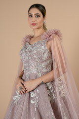 Moonlit Lilac Embellished Ball GownDSC09358