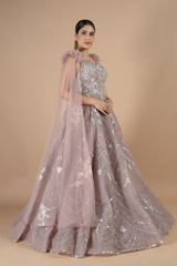 Moonlit Lilac Embellished Ball GownDSC09359