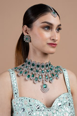 Kiara Emerald Necklace Set