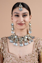 Grey kundan setDSC08242