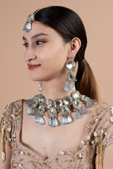 Grey kundan setDSC08244