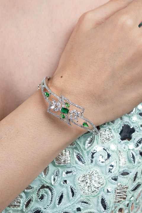 Zircon Studded Bangle