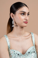 Zircon Studded EarringsDSC08738