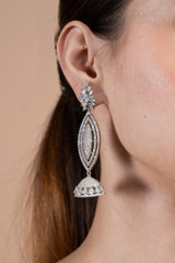 Zircon Studded EarringsDSC08739