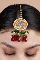 Gold Beaded Necklace SetDSC08282