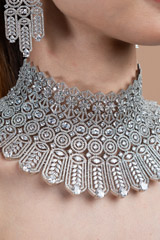 Zircon Studded Necklace SetDSC08799