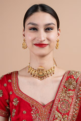 Gold Temple Necklace SetDSC08319