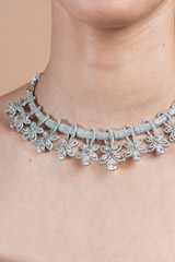 Zircon Studded Necklace SetDSC08641