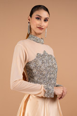 Peach Bodysuit Top Bottom SetDSC02238