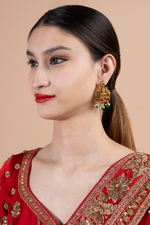 Temple Lakshmi Earrings