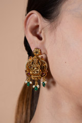 Temple Lakshmi EarringsDSC08286