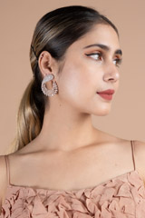 Rosegold Zircon EarringsDSC08880