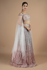 Soft Pink Sequin Lehenga SetDSC08817
