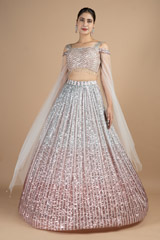 Soft Pink Sequin Lehenga SetDSC08821