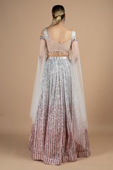 Soft Pink Sequin Lehenga SetDSC08822