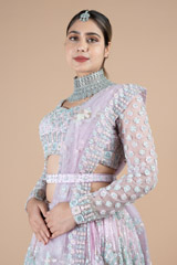 Pastel Pink Embroidered Lehenga SetDSC08988
