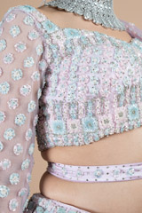 Pastel Pink Embroidered Lehenga SetDSC08992