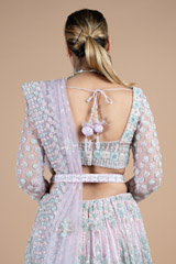 Pastel Pink Embroidered Lehenga SetDSC08993