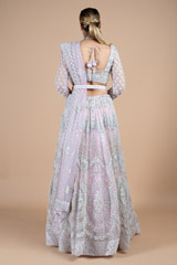 Pastel Pink Embroidered Lehenga SetDSC08994