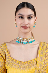 Sky Blue Necklace SetDSC08363