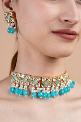 Sky Blue Necklace SetDSC08367