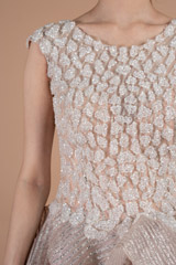 Metallic structured gownDSC09313