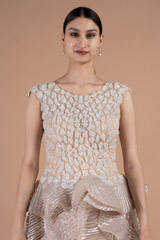 Metallic structured gownDSC09314