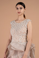 Metallic structured gownDSC09318