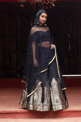 Black Banarasi LehengaIMG_0153