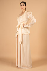 Peach fuzz slip dress and jacketDSC03208
