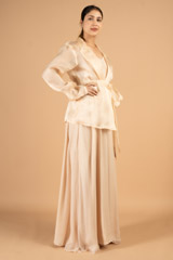 Peach fuzz slip dress and jacketDSC03209