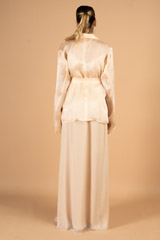 Peach fuzz slip dress and jacketDSC03211