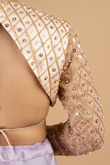 Pink net Embellished blouseDSC03334