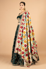 Golden Gota patti Embroidered LehengaDSC03252