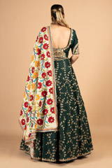 Golden Gota patti Embroidered LehengaDSC03263