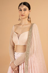 Chikankari baby pink lehenga setDSC03360