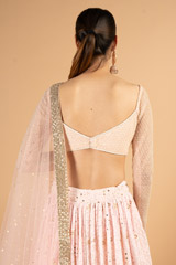 Chikankari baby pink lehenga setDSC03366