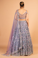 Lavender Bloom Couture Lehenga SetDSC03506
