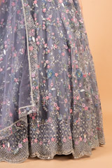 Lavender Bloom Couture Lehenga SetDSC03507